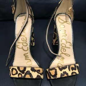 Sam Edelman Animal Print Heels.